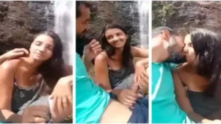 Indian sex Girl Give Blowjob Viral Waterfall Video Mms