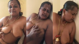 Tamil Sex Aunty fucked by Her Lover Press Her Big Boobs hot sex video